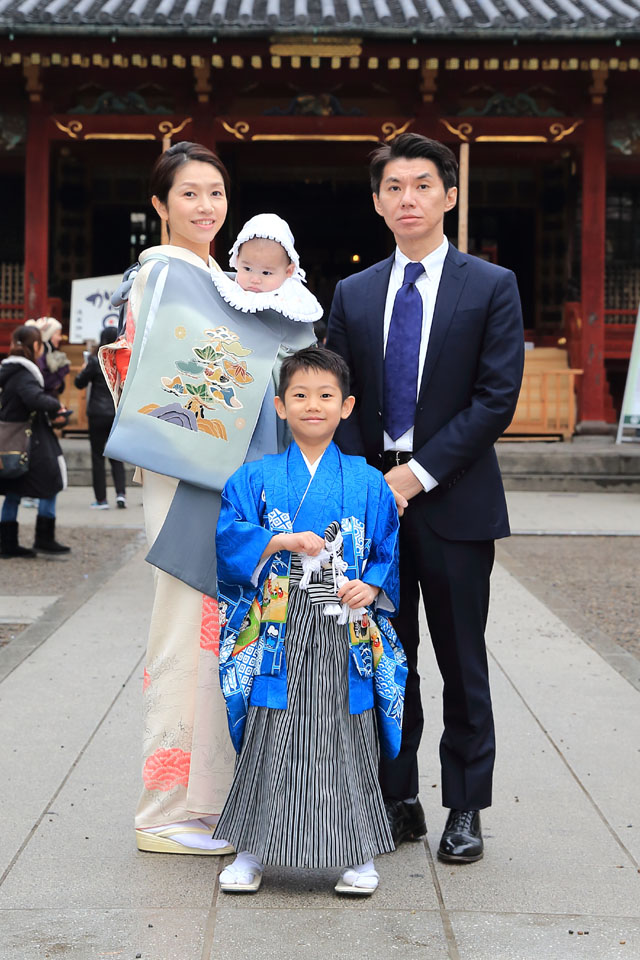 お宮参りお祝着レンタル着物